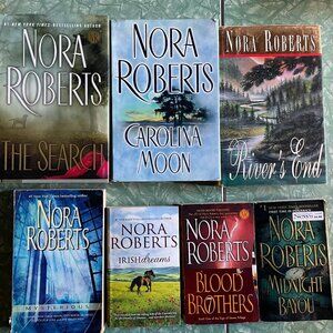 Lot 7 Nora Roberts Book Bundle Reading Novels includes 3 Hardcover 4 Softcover